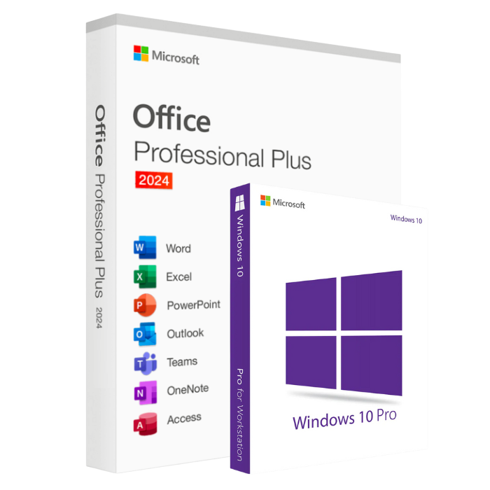 Pack Microsoft Office 2024 Professionnel Plus + Windows 11 Pro – Licences numériques officielles – Téléchargement et activation immédiate - Clickchic