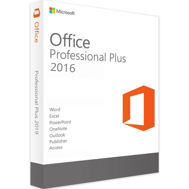 Microsoft Office 2016 Professionnel Plus – Licence numérique officielle – Téléchargement et activation immédiate - Clickchic